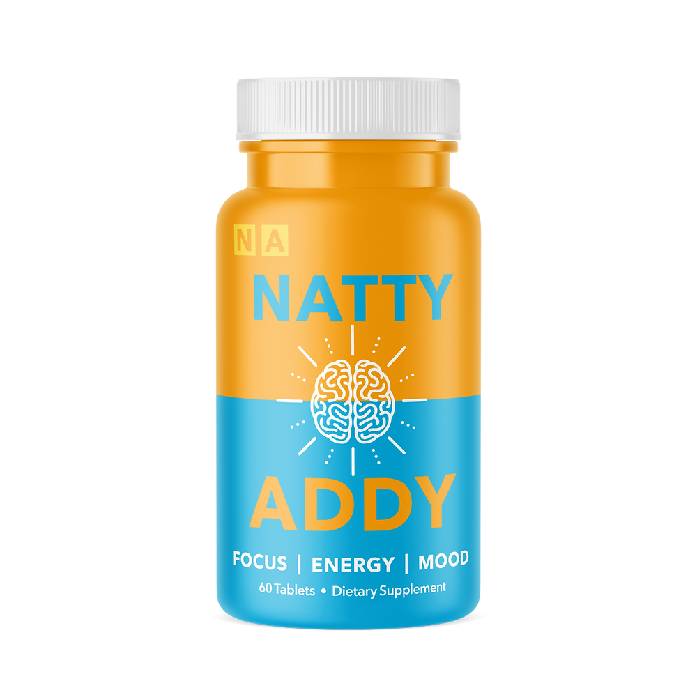 Natty Addy – Natural Focus, Energy, and Mood Enhancer (60 Tablets)