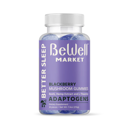 Better Sleep Blackberry Mushroom Adaptogens Gummies