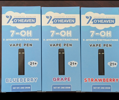 7 O'Heaven 7-OH Vape Pen – Fast-Acting Kratom Vape in 5 Flavors