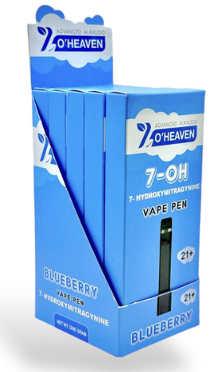 7 O'Heaven 7-OH Vape Pen – Fast-Acting Kratom Vape in 5 Flavors