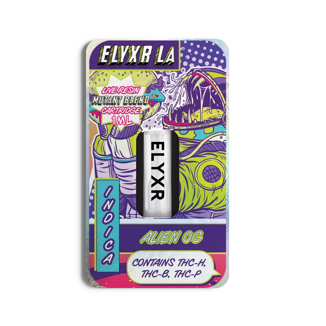 Live Resin Mutant Blend (THC-H, THC-B, & THC-P) Cartridge 1 Gram (1000mg) | ELYXR.